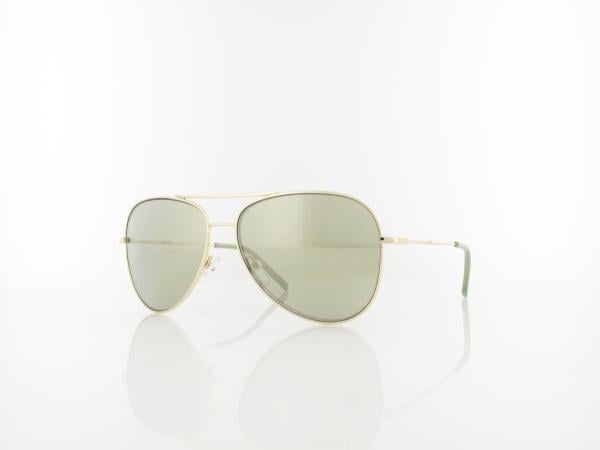 DKNY DK102S 718 58 gold with sage flash / grey silver mirror