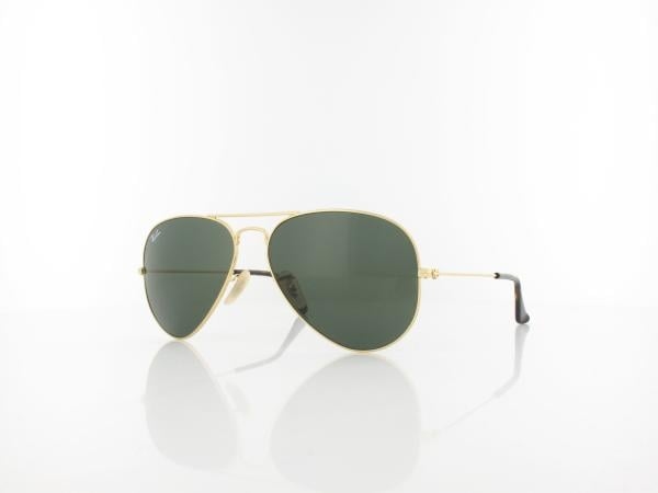 Ray Ban Aviator Large Metal 181 58 gold / crystal green