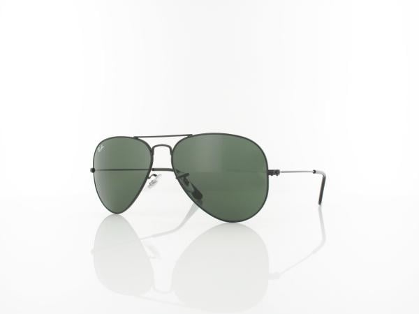 Ray Ban Aviator Large Metal L2823 58 black / crystal green