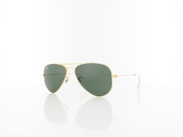 Ray Ban Aviator Small Metal RB3044 L0207 52 arista / crystal green