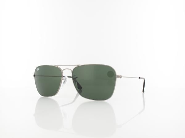 Ray Ban Caravan RB3136 004 58 gunmetal / crystal green