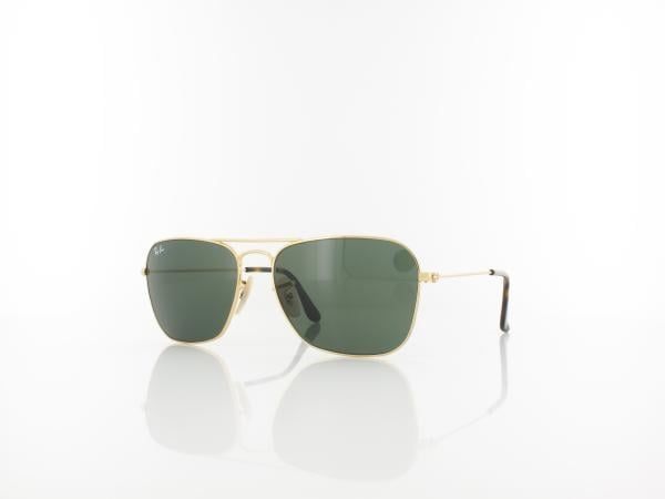 Ray Ban Caravan RB3136 181 55 gold / crystal green