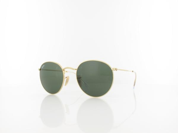 Ray Ban Round Metal RB3447 001 53 arista / crystal green