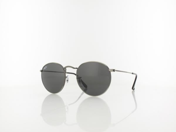 Ray Ban Round Metal RB3447 9229B1 50 antique gunmetal / dark grey