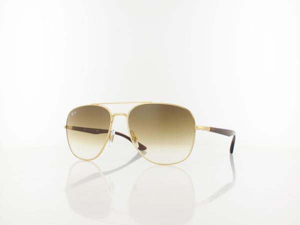 Ray Ban RB3683 001/51 56 arista / light brown gradient