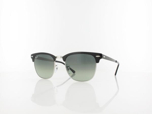 Ray Ban Clubmaster Metal RB3716 900471 51 silver top black / light grey gradient dark grey