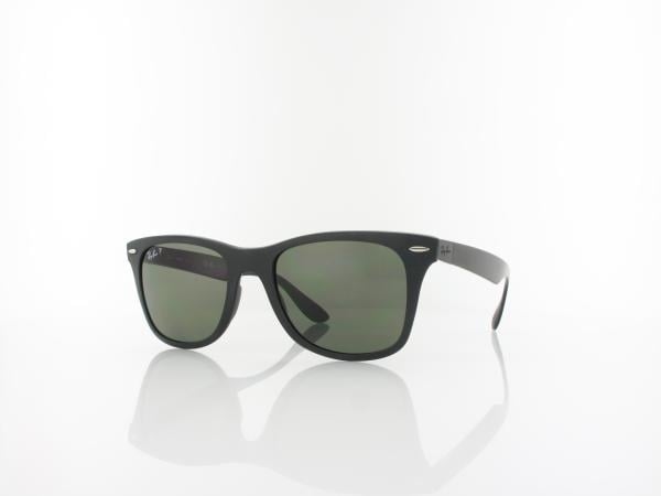 Ray Ban Wayfarer Liteforce RB4195 601S9A 52 matte black / polar green