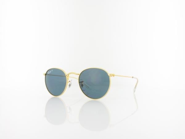 Ray Ban Junior Round RJ9547S 286/2V 44 legend gold / polar dark blue